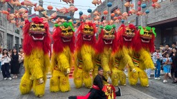 保定“六郎凯旋·全民舞狮”非遗沉浸式互动体验项目燃情启幕