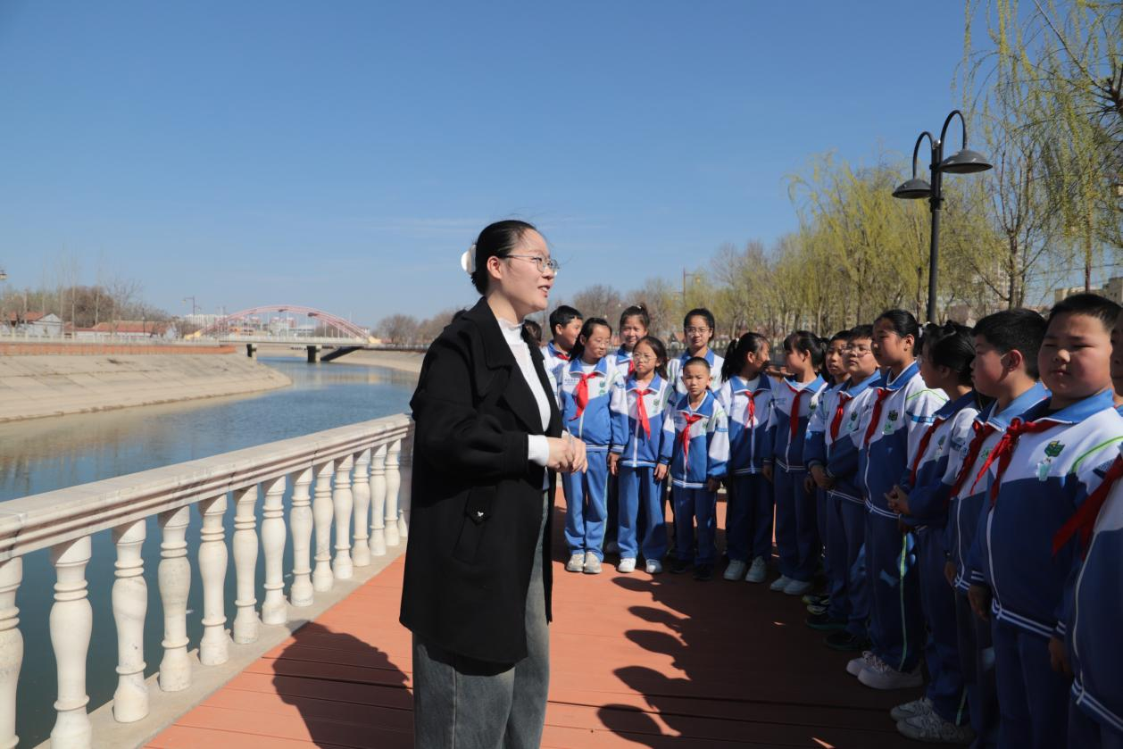 河北青县：青少年节水护水实践 播撒环保火种_fororder_图片2