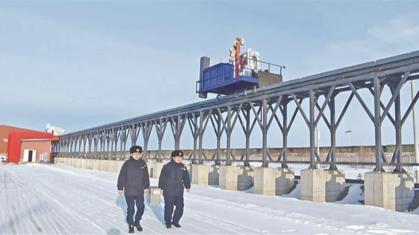 同江铁路口岸：-30℃保通关