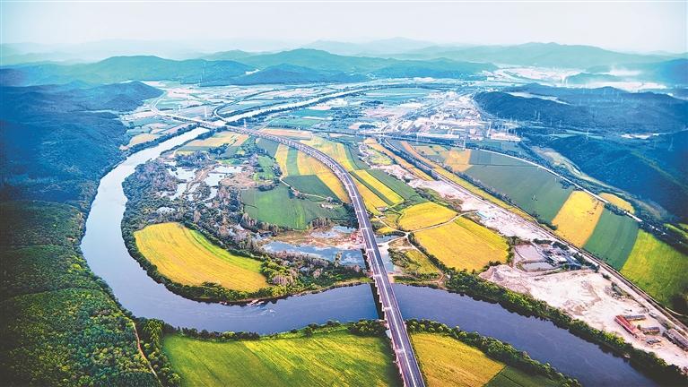 鹤伊高速汤旺河1号特大桥合龙