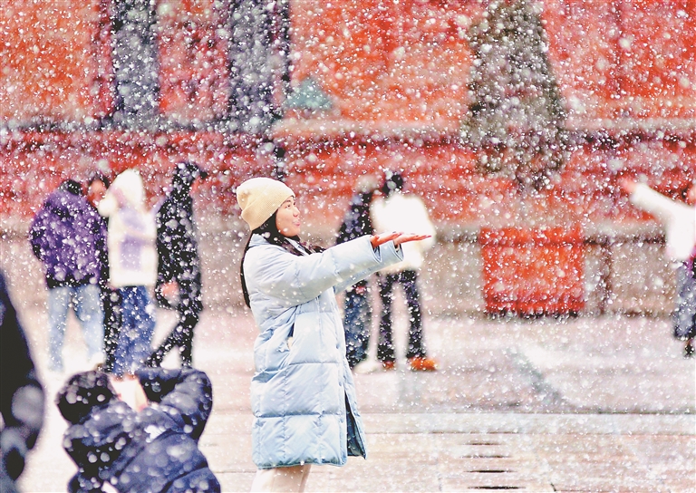 冰城飘雪