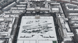 哈尔滨工程大学千余师生​热“雪”铸舰 向海图强