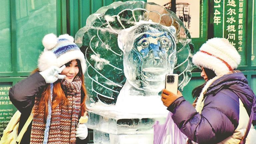 和自己的冰雪生肖合个影