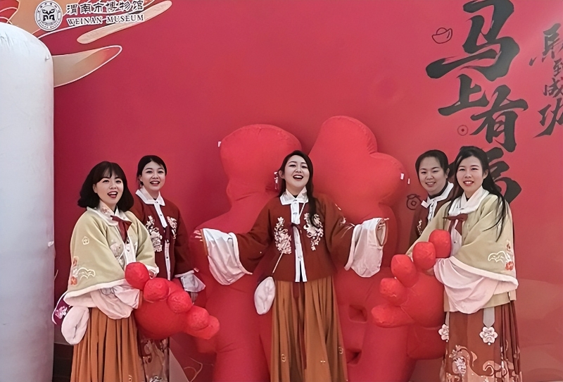 文博贺岁润东秦 马跃新程闹新春 渭南市博物馆2026年春节文化活动精彩纷呈（组图）