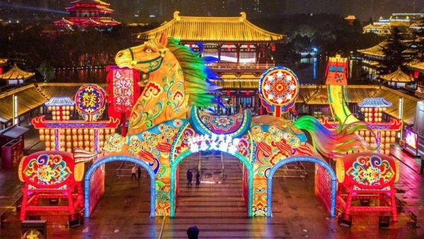 大唐芙蓉园赏“长安灯会” 将春节的仪式感和文化体验感全部拉满