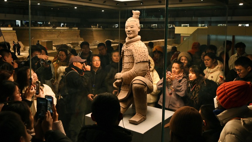 兵马俑再度成为海内外游客畅游西安热门首选