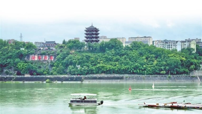 一脉汉江润安康，半是清流半是金