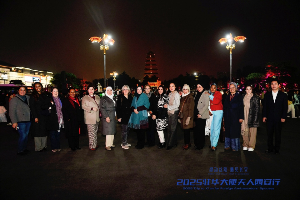 盛唐神韵醉人心 驻华大使夫人沉浸式探访西安大唐不夜城_fororder_图片30