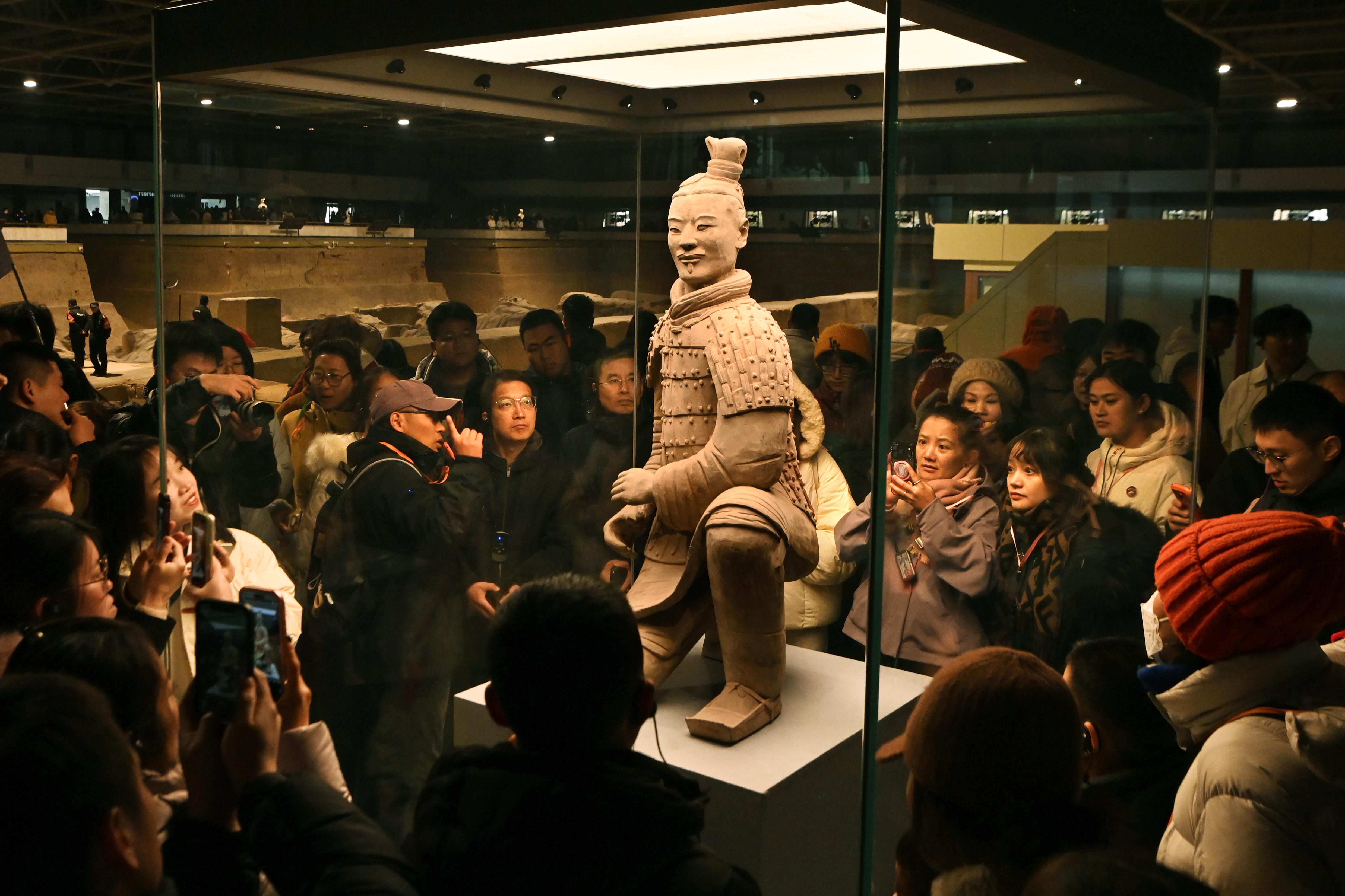 兵马俑再度成为海内外游客畅游西安热门首选