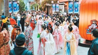 春满长安 梦回大唐  十二花神惊艳汉服花朝节