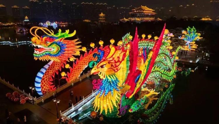 芙蓉园新春大潮会重磅回归 39组华灯点亮古都夜空_fororder_1