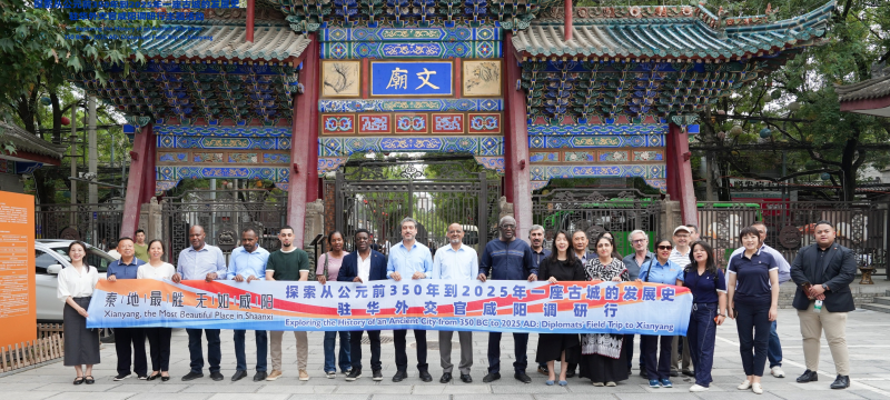 触摸秦砖汉瓦 驻华外交官在咸阳解码中国文化基因