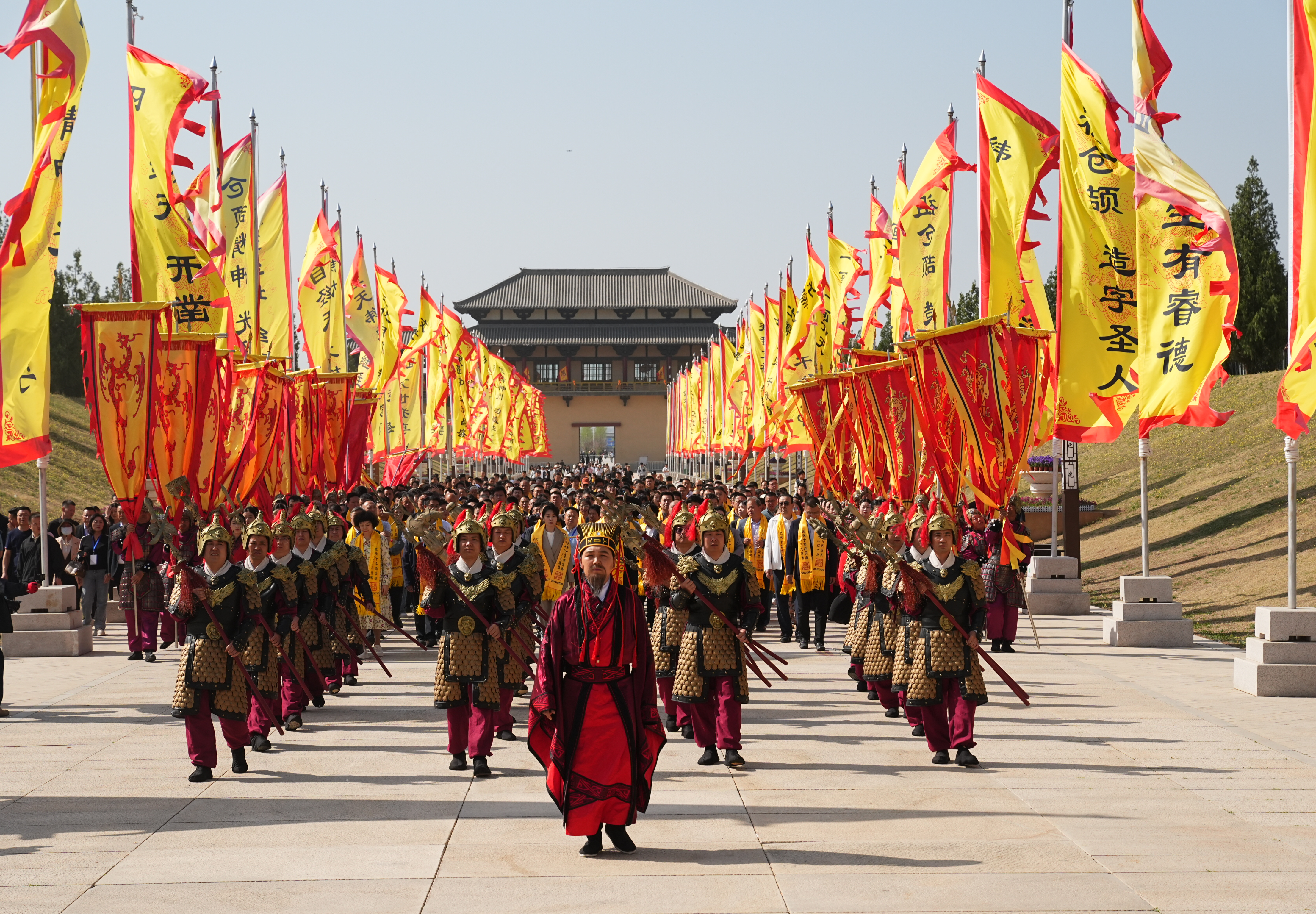 乙巳(2025)年谷雨  “四仪九规制”非遗展演在陕西渭南白水县举行