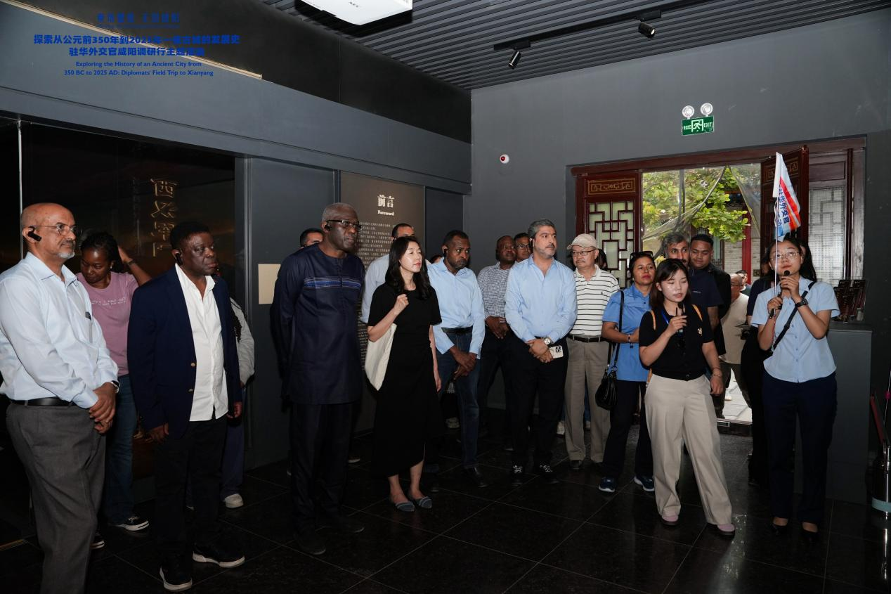 【秦地最胜 无如咸阳】穿越历史与现代 20国驻华外交官在咸阳探寻中华文明的开放基因（组图）_fororder_图片10