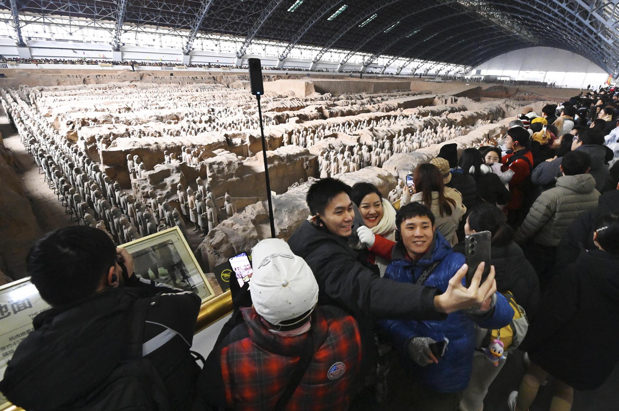 兵马俑再度成为海内外游客畅游西安热门首选