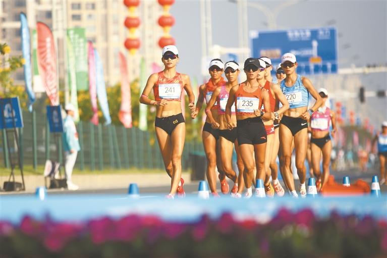 陕西健儿竞走摘银