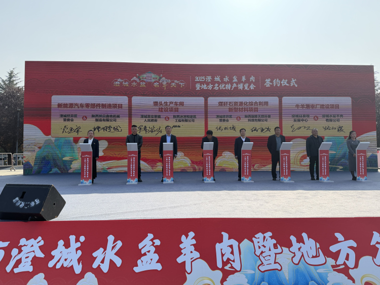 “澄城水盆·名‘羊’天下”——2025澄城水盆羊肉暨地方名优特产博览会开幕