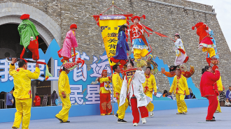 潼关县举办省运会开幕式节目选拔活动