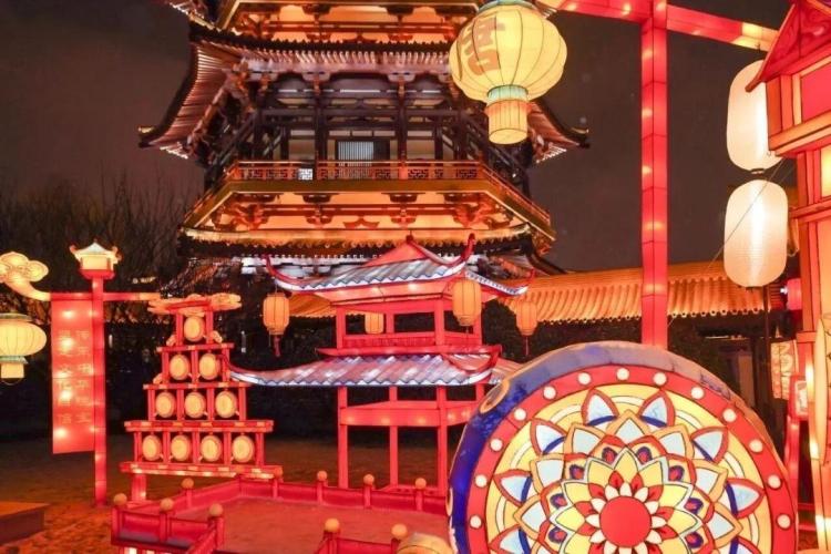 芙蓉园新春大潮会重磅回归 39组华灯点亮古都夜空_fororder_2