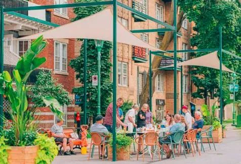 非永久性街道设计:探索蒙特利尔的城市空间创新(之二) 非永久性街道设计:探索蒙特利尔的城市空间创新(之二)