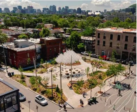 非永久性街道设计:探索蒙特利尔的城市空间创新(之二) 非永久性街道设计:探索蒙特利尔的城市空间创新(之二)