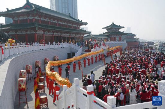 南昌滕王阁景区全新开放迎新年