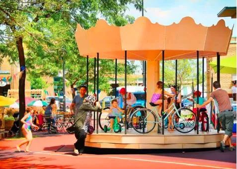 非永久性街道设计:探索蒙特利尔的城市空间创新(之二) 非永久性街道设计:探索蒙特利尔的城市空间创新(之二)