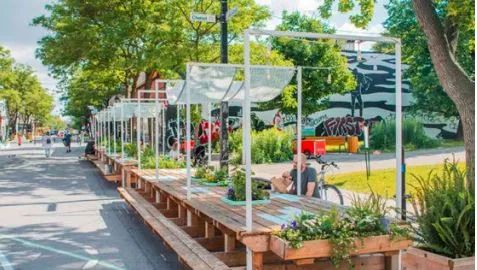 非永久性街道设计:探索蒙特利尔的城市空间创新(之二) 非永久性街道设计:探索蒙特利尔的城市空间创新(之二)