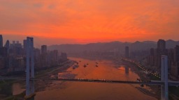 重庆：山城初夏 绝美朝霞_fororder_7