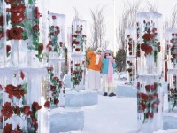 吉林长春：冰封玫瑰·云琅冰雪公园开园迎客