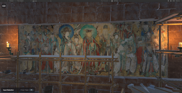[Typical Case] Ningxia, China · Western Xia Mausoleums AR Intelligent Interactive Guide Project_fororder_地宫甬道--壁画1