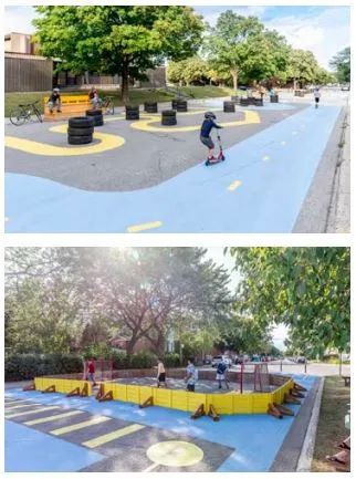 非永久性街道设计:探索蒙特利尔的城市空间创新(之二) 非永久性街道设计:探索蒙特利尔的城市空间创新(之二)