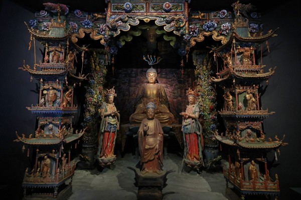 [Typical Case] Past to Future: Special Exhibition of Cultural Relics and Hanging Sculpture Art from Xiaoxitian_fororder_7.展览重点展项-大雄宝殿悬塑3D打印复原