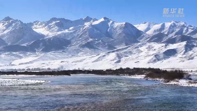 青海门源：雪后初霁 山水如画