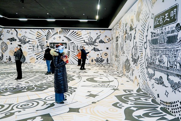 [Typical Case] Past to Future: Special Exhibition of Cultural Relics and Hanging Sculpture Art from Xiaoxitian_fororder_5.西天圣境 沉浸式体验展