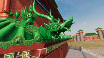 [Demonstration Case] Ningxia, China · Western Xia Mausoleums AR Intelligent Interactive Guide Project_fororder_文物模型--鸱吻