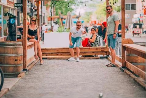 非永久性街道设计:探索蒙特利尔的城市空间创新(之二) 非永久性街道设计:探索蒙特利尔的城市空间创新(之二)