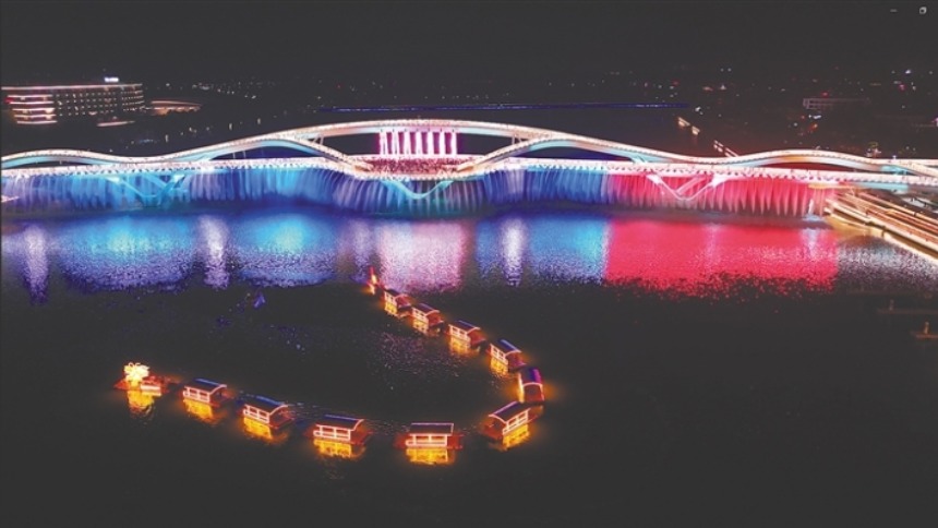 海南陵水：打通“航道”，陵水河上游出夜精彩