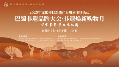 2025年“文化和自然遗产日”川渝主场活动·巴蜀非遗品牌大会暨非遗焕新购物月开幕式_fororder_图片9
