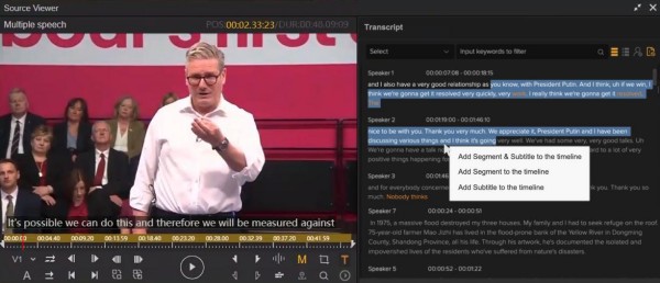 [Typical Case] Serbia · Development of End-to-End Intelligent Production and Broadcasting Cloud Platform for PinkTV_fororder_5.演讲者识别