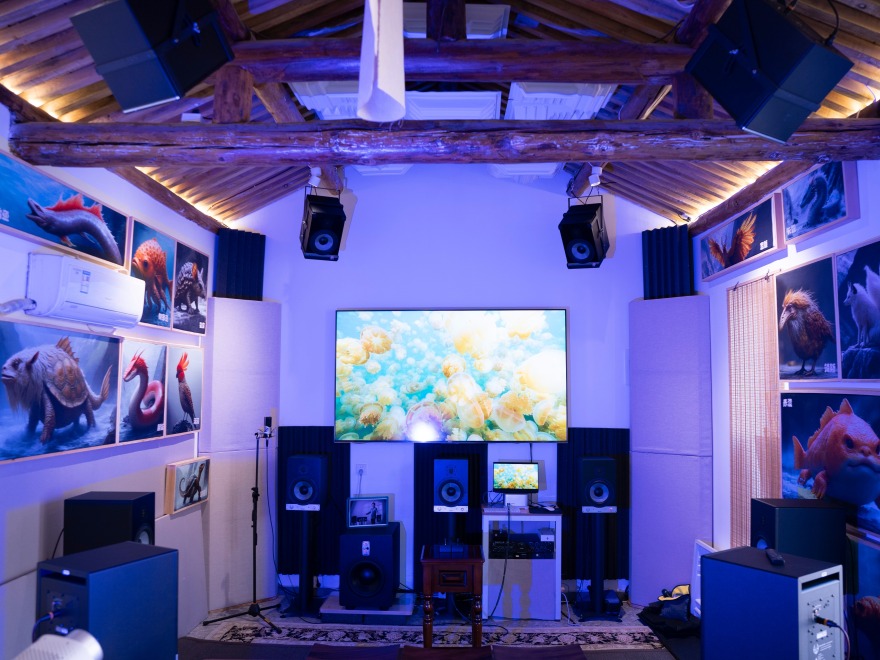 [Demonstration Case] Beijing, China · Digital Protection and Dissemination Project for Intangible Cultural Heritage Vocal Mimicry_fororder_工作室全景声场.JPG