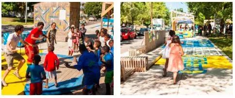 非永久性街道设计:探索蒙特利尔的城市空间创新(之二) 非永久性街道设计:探索蒙特利尔的城市空间创新(之二)