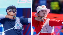 加赛输1环 中国队射箭世界杯马德里站反曲弓摘银