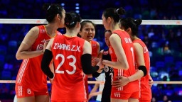 世界女排联赛香港站中国队首战力克捷克队