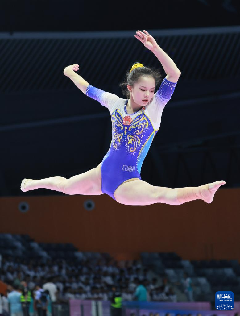 中国女子体操队世锦赛第二次选拔测验举行