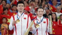 世界上最好的羽毛球混双组合，终于拿到了全运会金牌