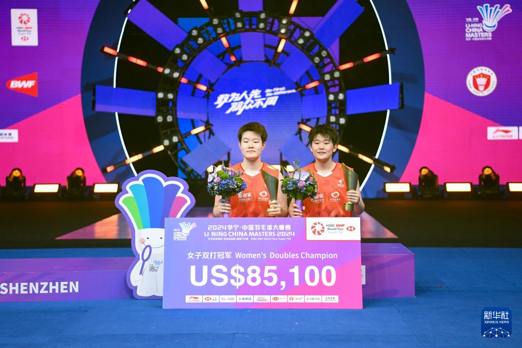 中国羽毛球大师赛:刘圣书/谭宁夺得女双冠军 中国羽毛球大师赛:刘圣书/谭宁夺得女双冠军