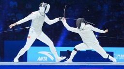 香港花剑名将张家朗：内地选手强 我们在进步