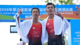 亚沙会游跑两项男子个人赛：中国选手获亚沙会首金