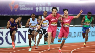 世界接力赛：中国队获得东京世锦赛男子4x100米接力参赛资格